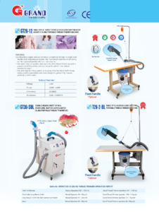 GRAND เครื่องตัดเศษขี้ด้ายบนเสื้อผ้าพร้อมลมดูด